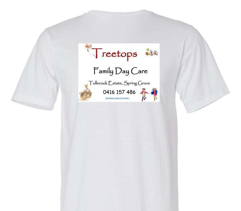 Custom Adult 100% Organic Cotton White T-Shirt