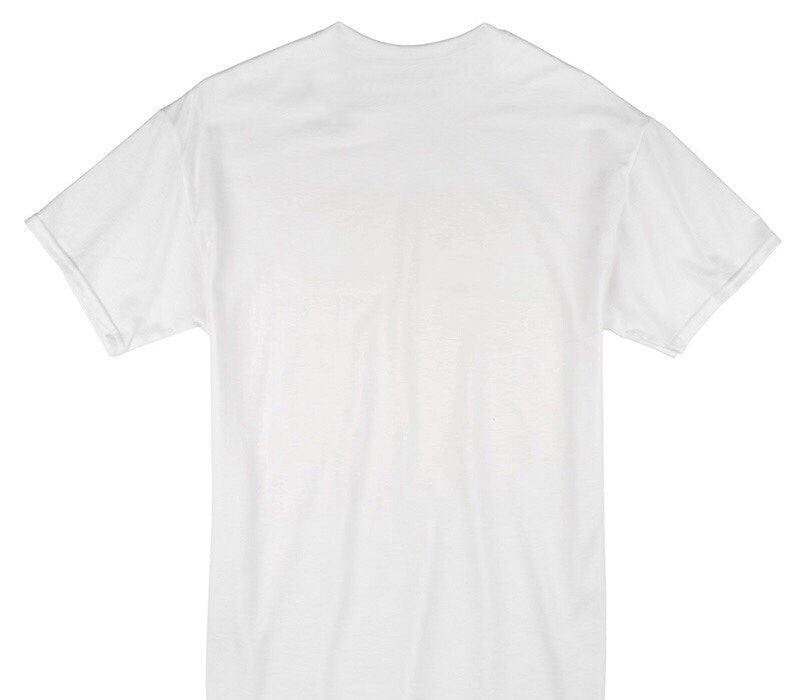 Custom Gildan 100% Cotton White T-Shirt