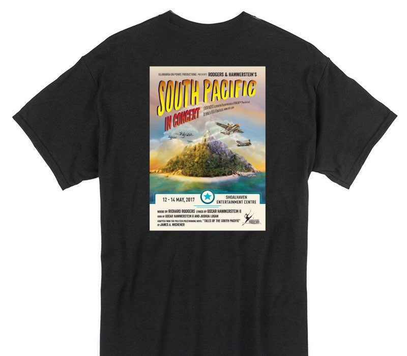 Custom Gildan 100% Cotton Black T-Shirt