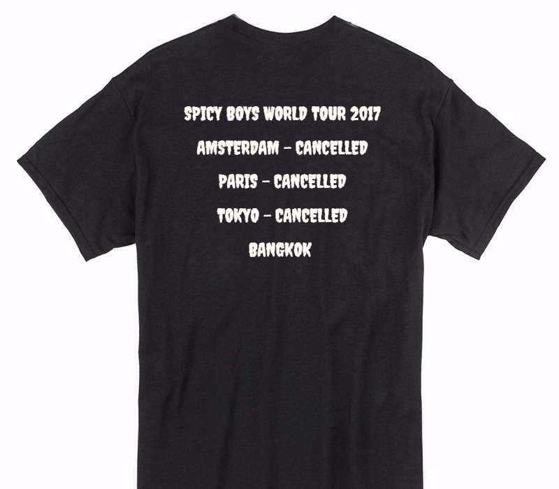 Custom Gildan 100% Cotton Black T-Shirt