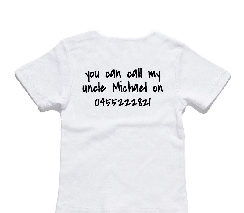 Custom AS Colour White Baby T-Shirt