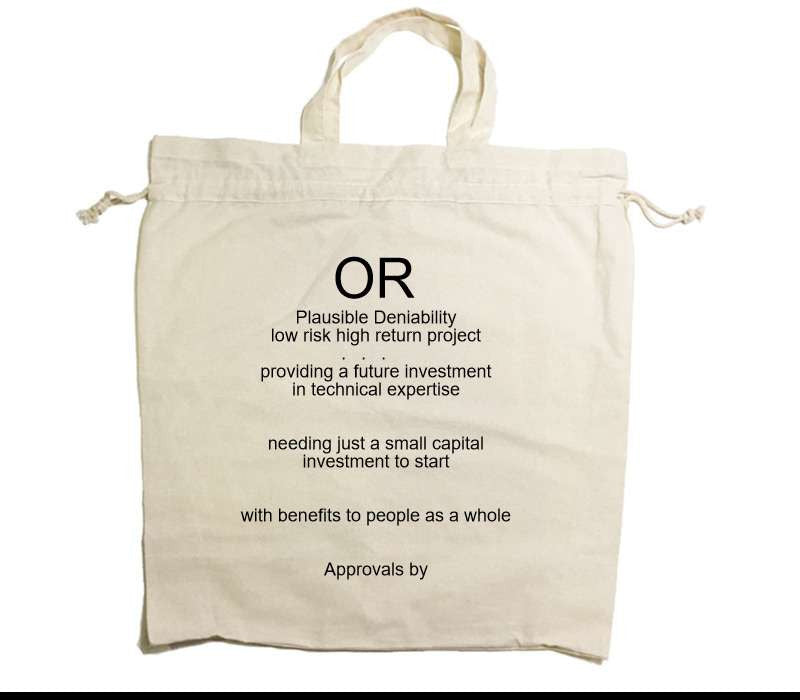 Custom Drawstring Tote Bag Cotton Calico