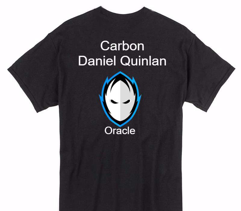 Custom Gildan 100% Cotton Black T-Shirt