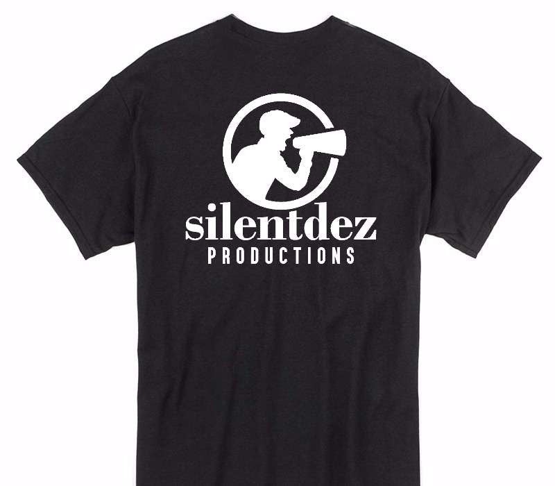 Custom Gildan 100% Cotton Black T-Shirt