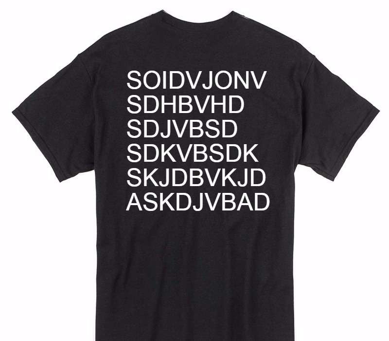 Custom Gildan 100% Cotton Black T-Shirt