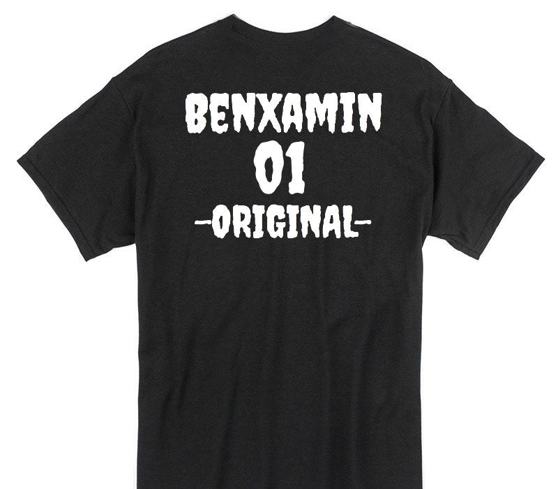 Custom Gildan 100% Cotton Black T-Shirt