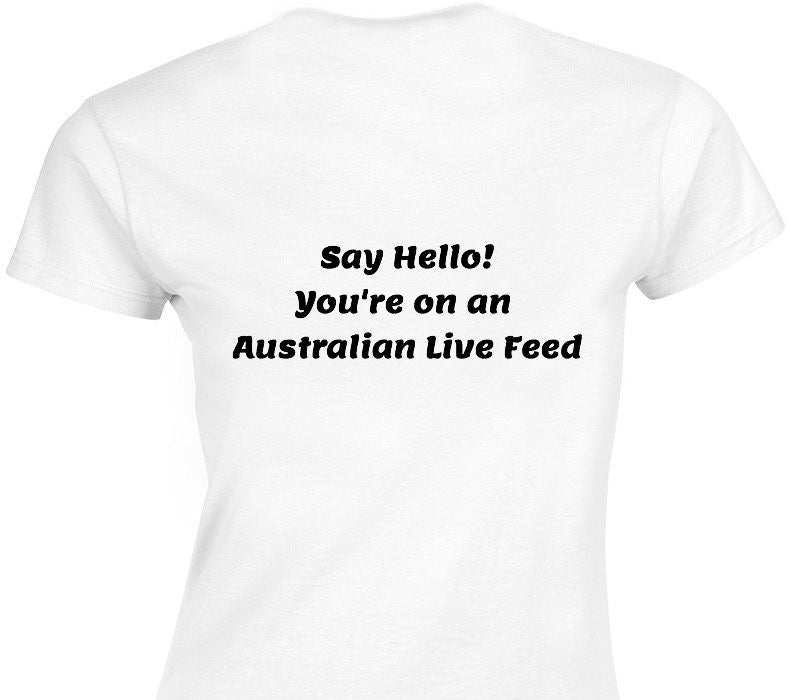 Custom Womens Soft Style 100% Cotton White T-Shirt