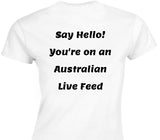 Custom Womens Soft Style 100% Cotton White T-Shirt