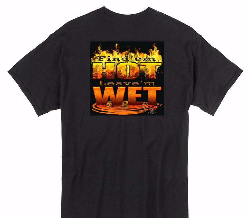 Custom Gildan 100% Cotton Black T-Shirt