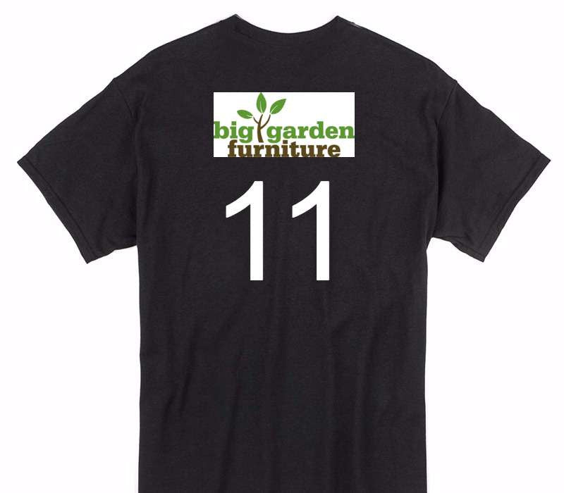 Custom Gildan 100% Cotton Black T-Shirt