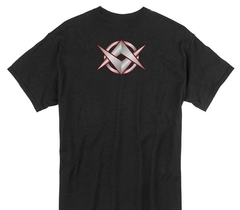Custom Gildan 100% Cotton Black T-Shirt