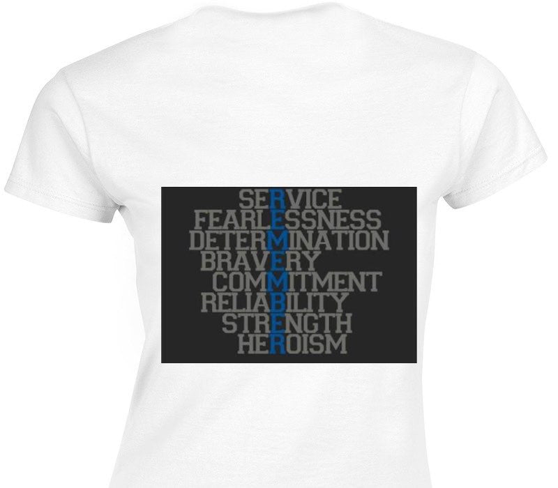 Custom Womens Soft Style 100% Cotton White T-Shirt