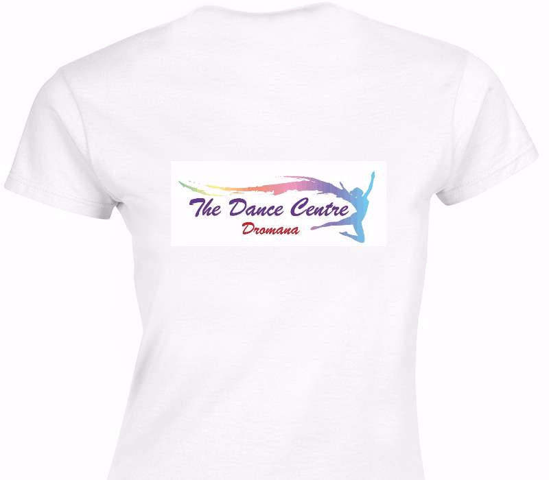 Custom Womens Soft Style 100% Cotton White T-Shirt