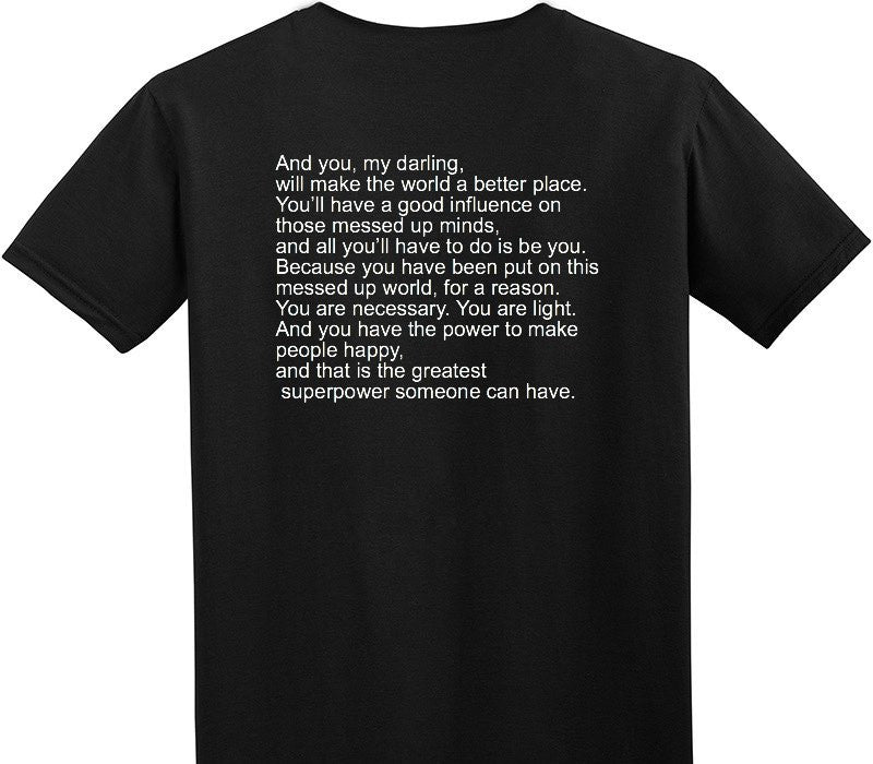 Custom Adult Soft Style 100% Cotton Black T-Shirt
