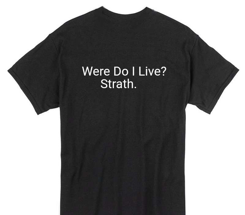 Custom Gildan 100% Cotton Black T-Shirt