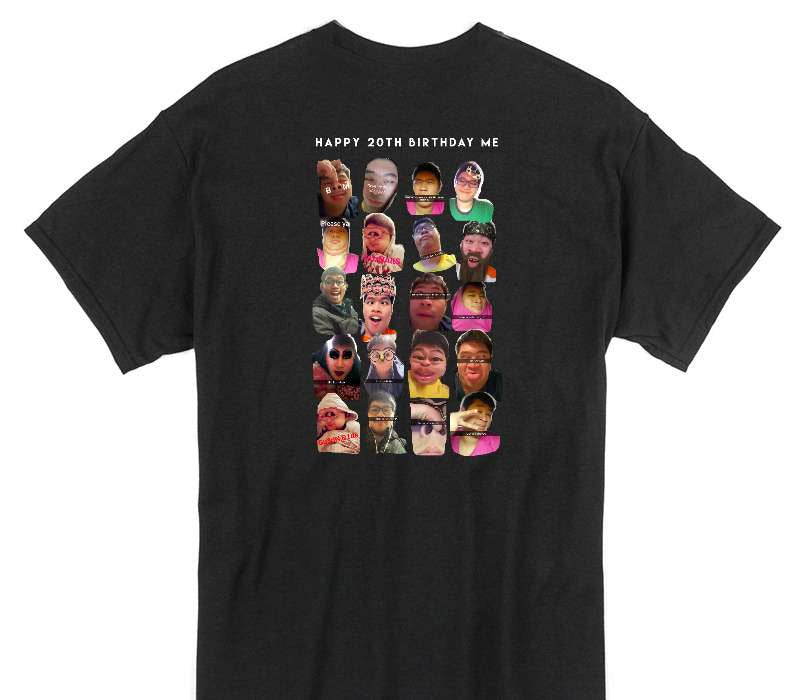 Custom Gildan 100% Cotton Black T-Shirt