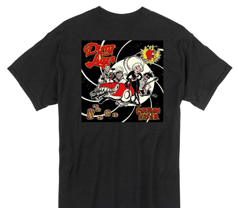 Custom Gildan 100% Cotton Black T-Shirt