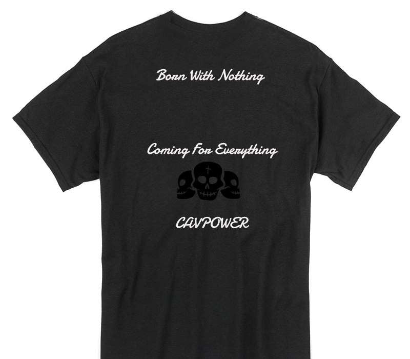 Custom Gildan 100% Cotton Black T-Shirt