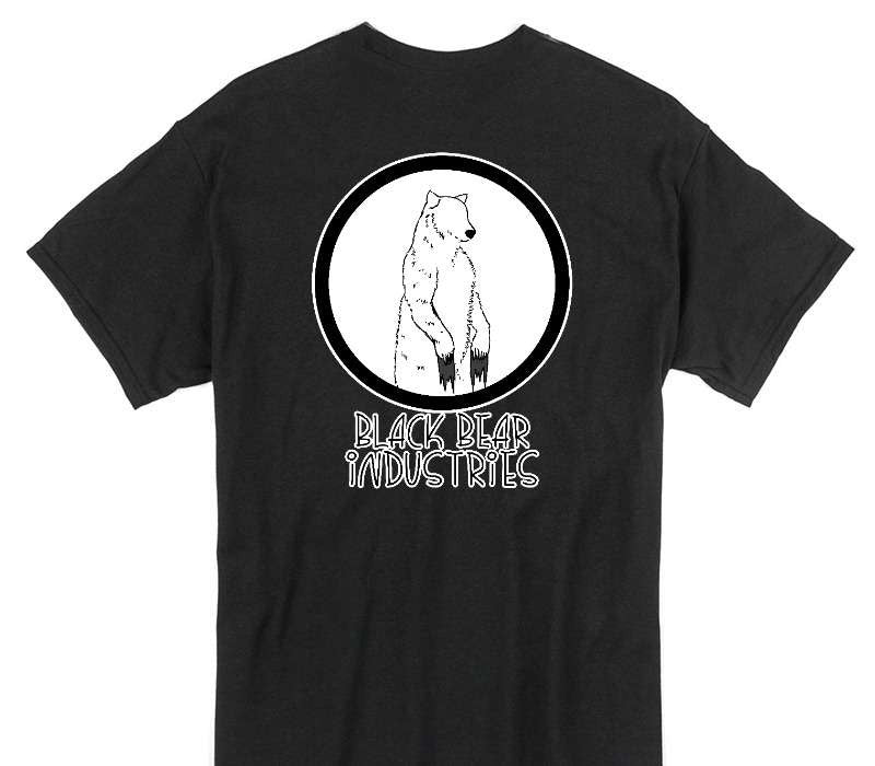 Custom Gildan 100% Cotton Black T-Shirt