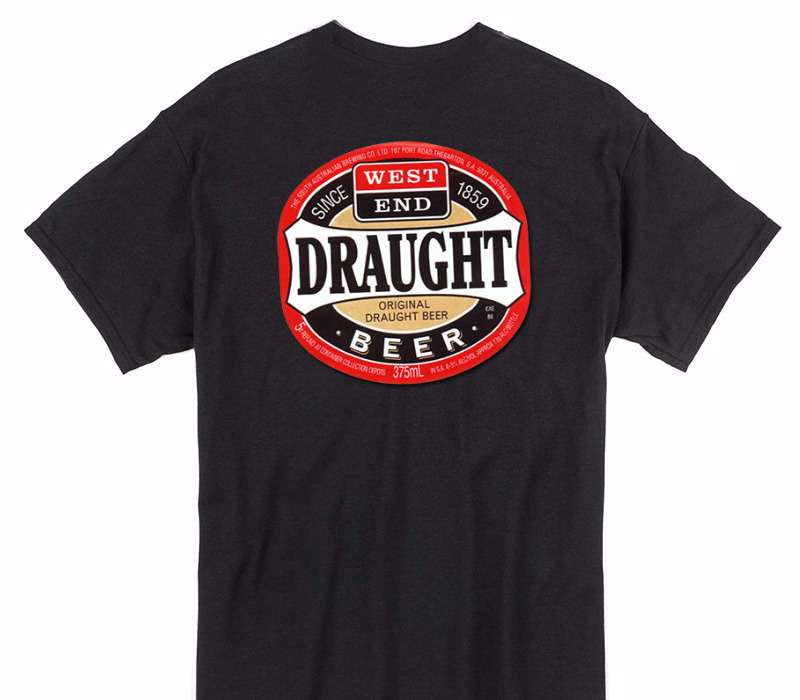 Custom Gildan 100% Cotton Black T-Shirt