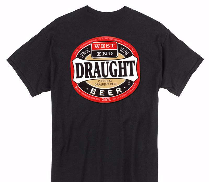 Custom Gildan 100% Cotton Black T-Shirt