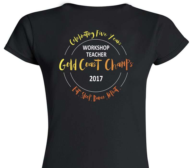 Custom Womens Soft Style 100% Cotton Black T-Shirt