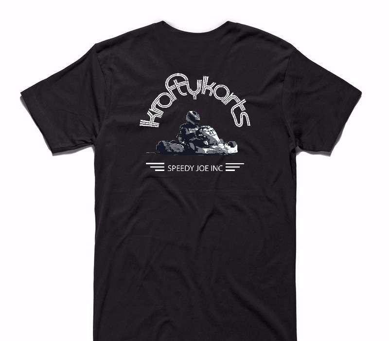 Custom AS Colour 100% Cotton Black T-Shirt