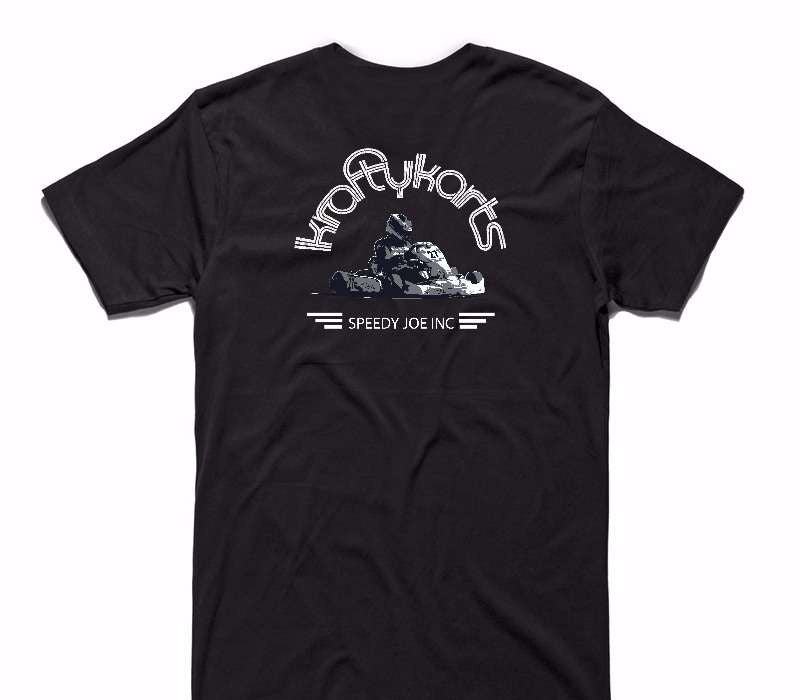 Custom AS Colour 100% Cotton Black T-Shirt