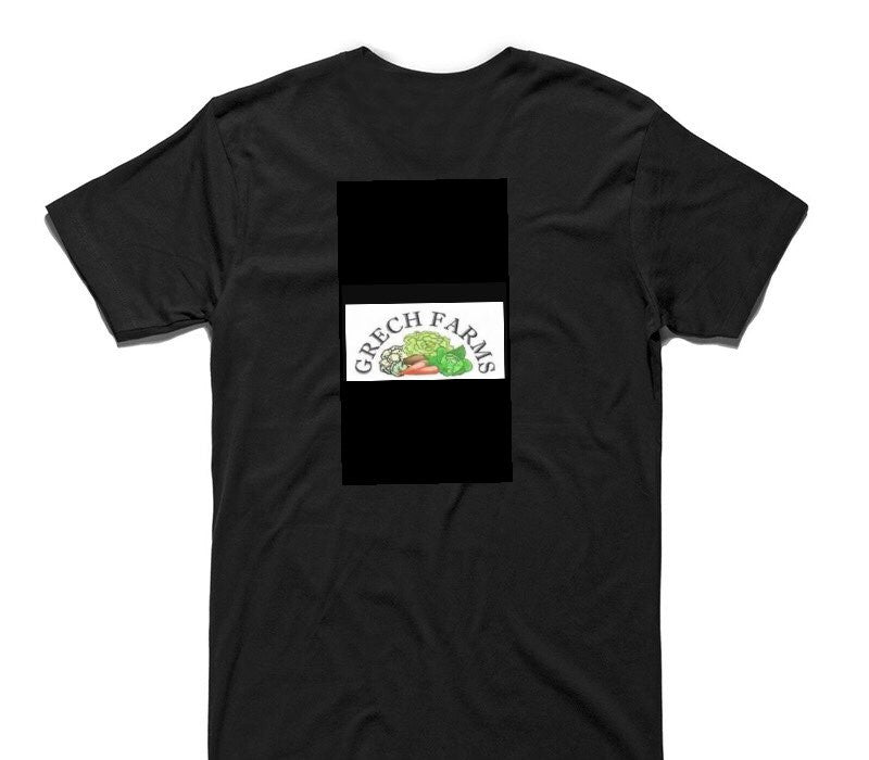 Custom AS Colour 100% Cotton Black T-Shirt