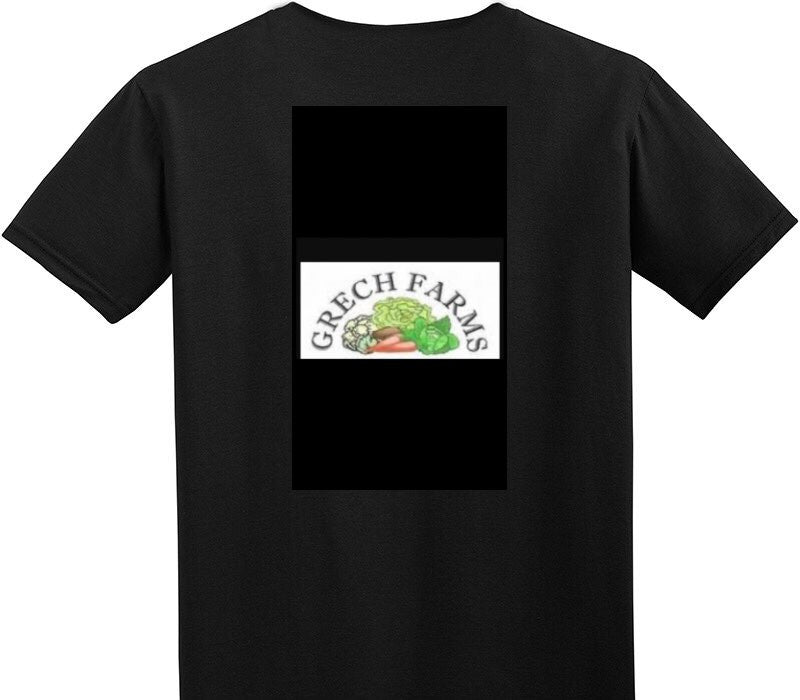 Custom Adult Soft Style 100% Cotton Black T-Shirt
