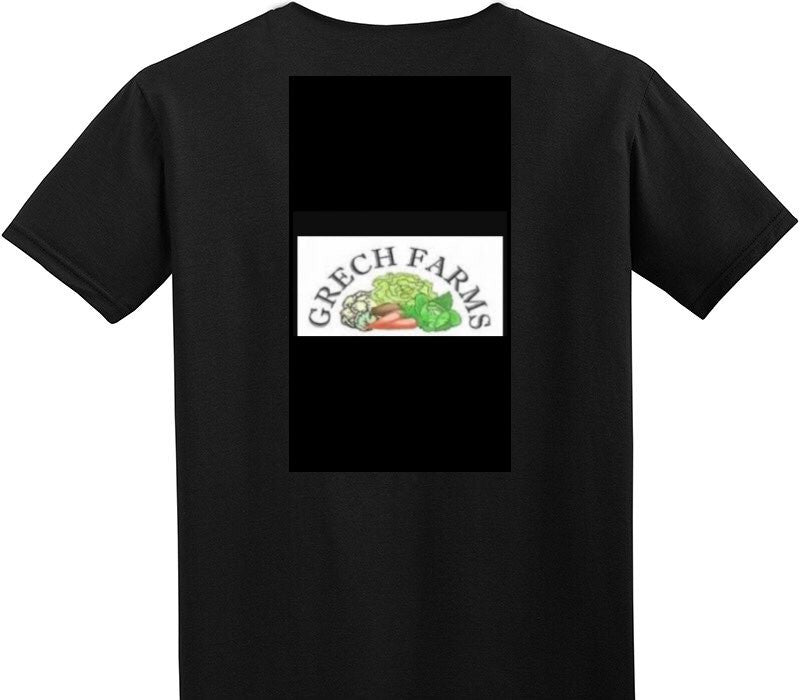 Custom Adult Soft Style 100% Cotton Black T-Shirt