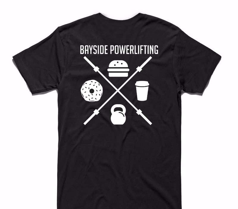 Custom AS Colour 100% Cotton Black T-Shirt
