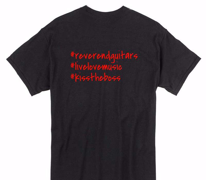 Custom Gildan 100% Cotton Black T-Shirt