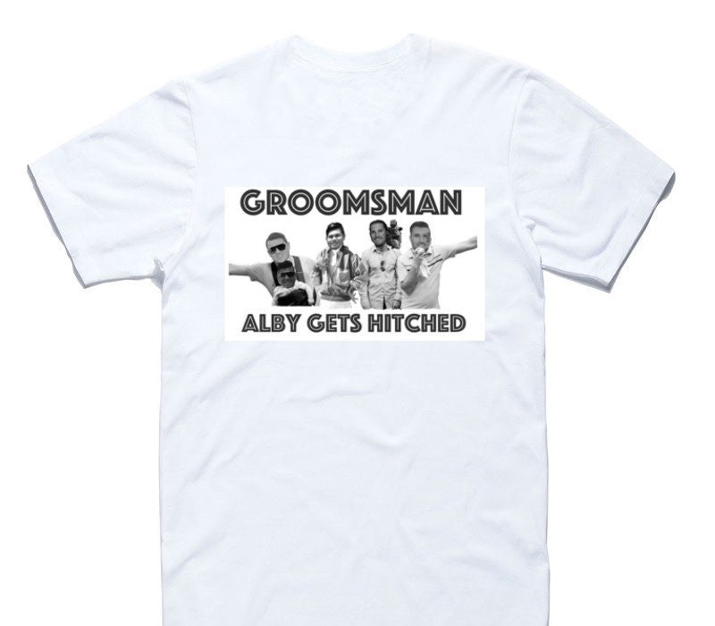Custom AS Colour 100% Cotton White T-Shirt