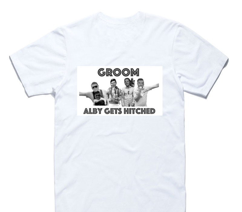 Custom AS Colour 100% Cotton White T-Shirt