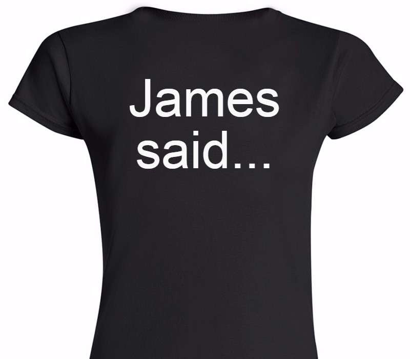 Custom Womens Soft Style 100% Cotton Black T-Shirt