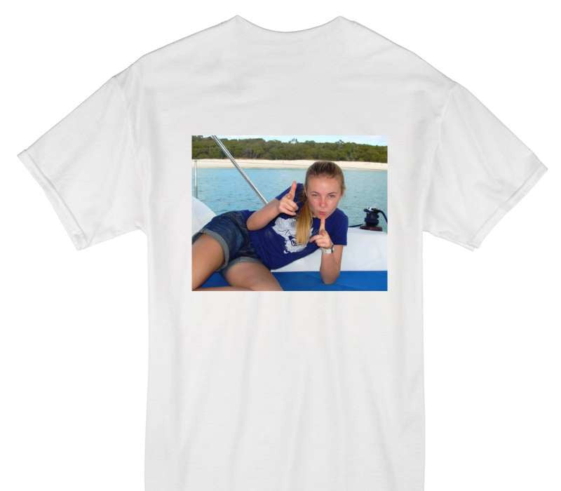 Custom Gildan 100% Cotton White T-Shirt