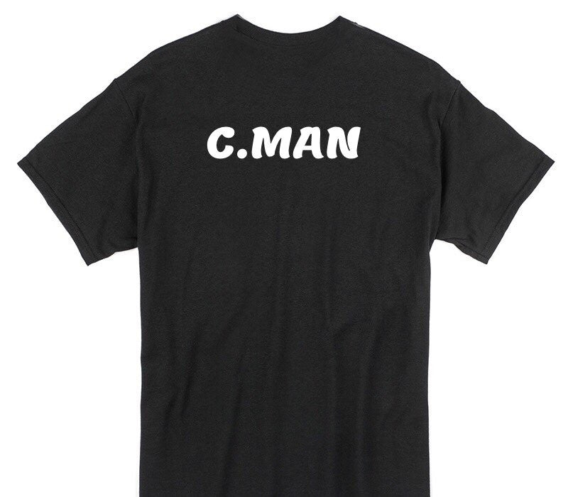 Custom Gildan 100% Cotton Black T-Shirt