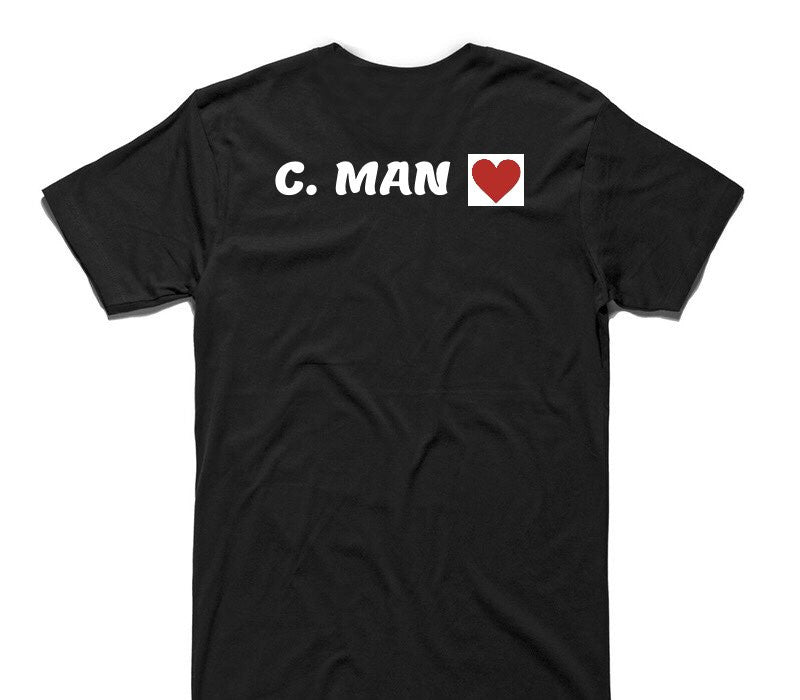 Custom AS Colour 100% Cotton Black T-Shirt