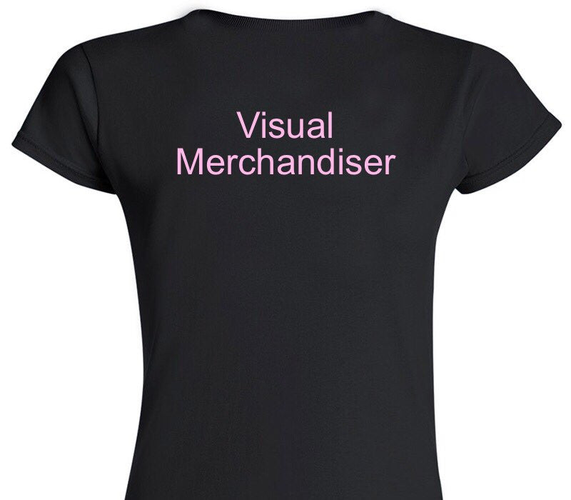 Custom Womens Soft Style 100% Cotton Black T-Shirt