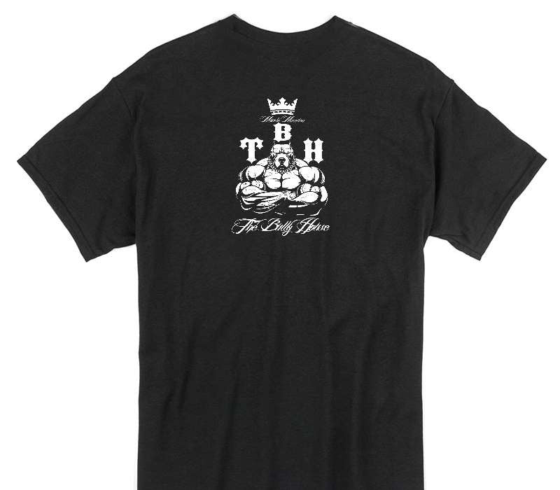 Custom Gildan 100% Cotton Black T-Shirt