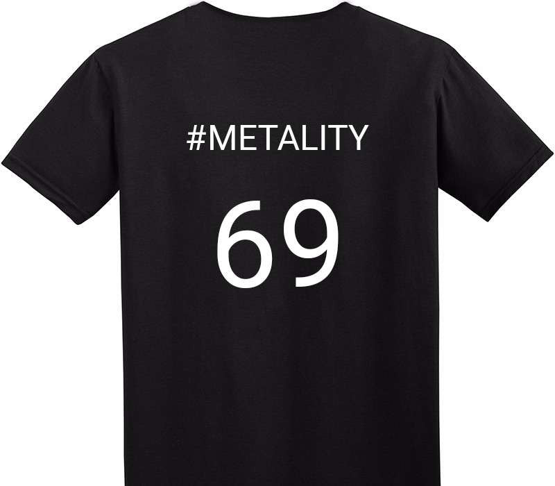 Custom Adult Soft Style 100% Cotton Black T-Shirt