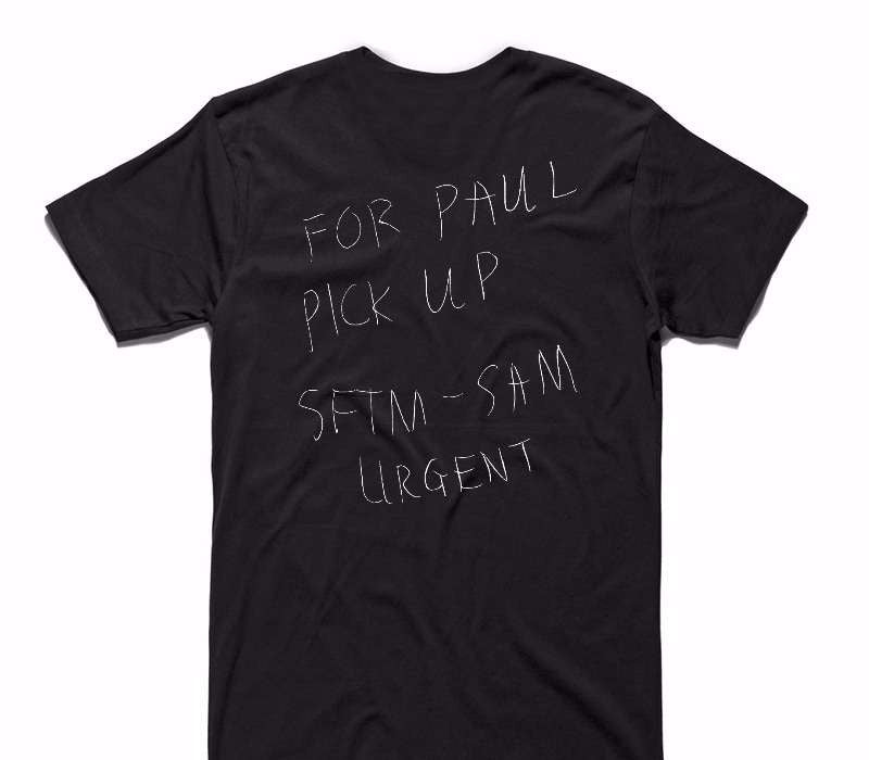 Custom AS Colour 100% Cotton Black T-Shirt
