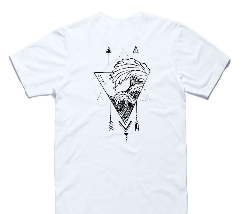 Custom AS Colour 100% Cotton White T-Shirt
