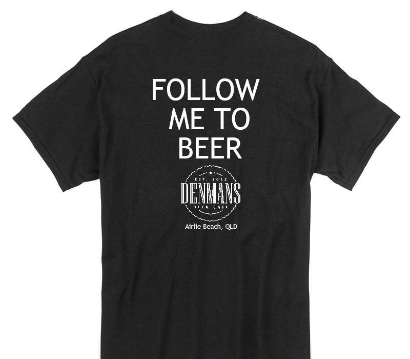 Custom Gildan 100% Cotton Black T-Shirt