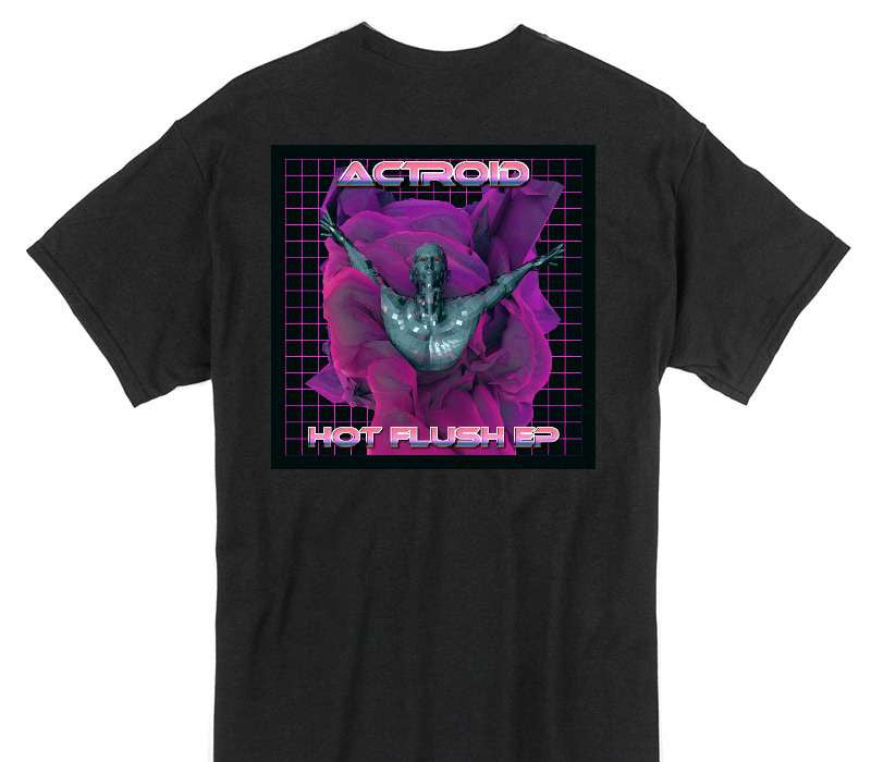 Custom Gildan 100% Cotton Black T-Shirt