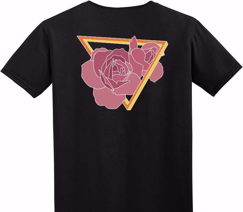 Custom Adult Soft Style 100% Cotton Black T-Shirt