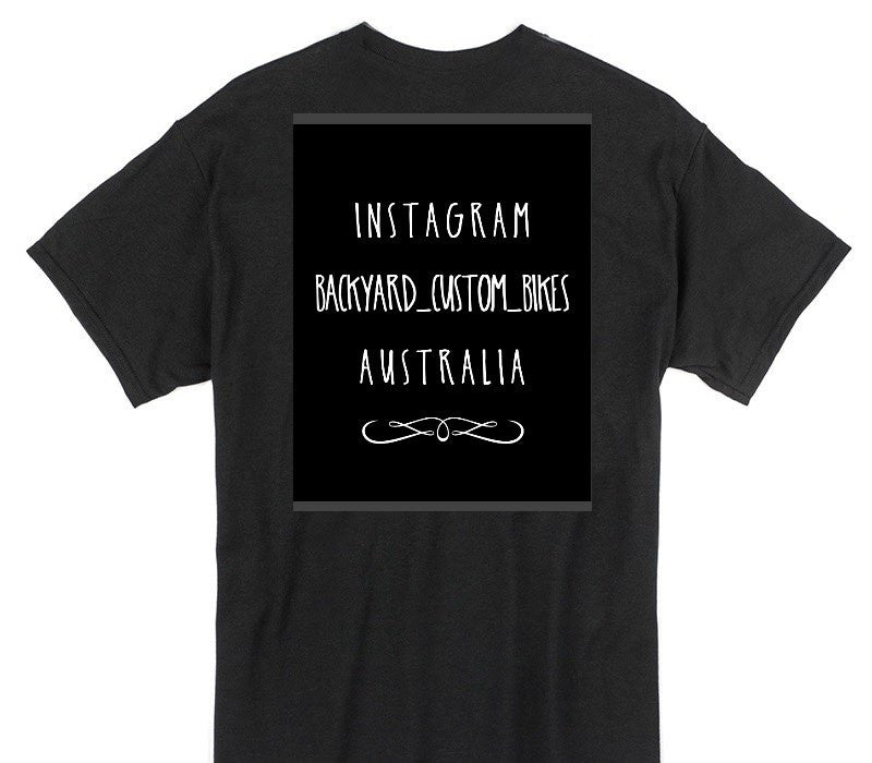 Custom Gildan 100% Cotton Black T-Shirt