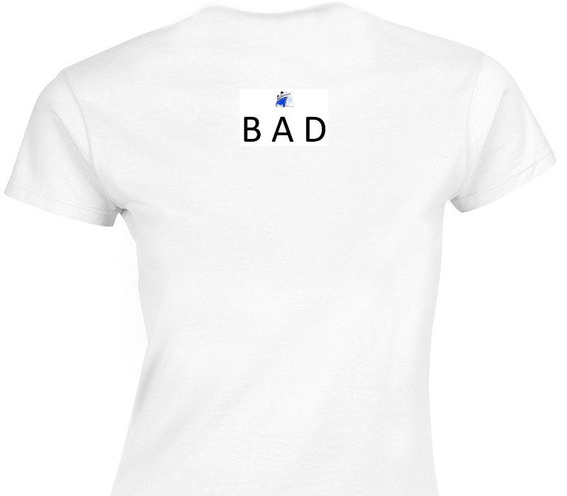 Custom Womens Soft Style 100% Cotton White T-Shirt