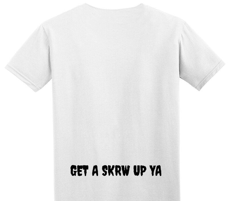 Custom Adult Soft Style 100% Cotton White T-Shirt
